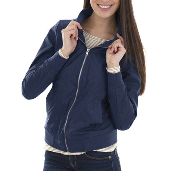 Charles River UVA Darden Flight Jacket Navy Size M - Picture 1 of 7